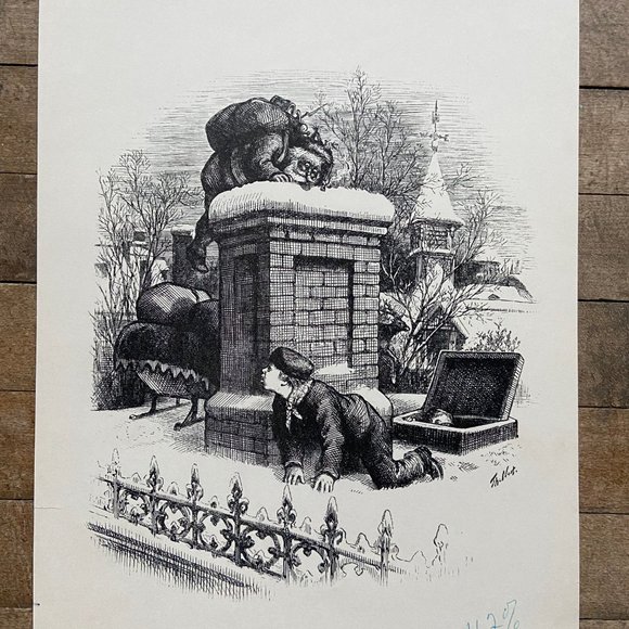 Thomas Nast, Santa, Antique Print - Picture 1 of 6